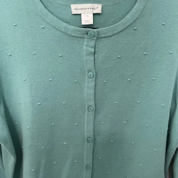 Christopher& Banks Button-Up Cardigan - Picture 2 of 5